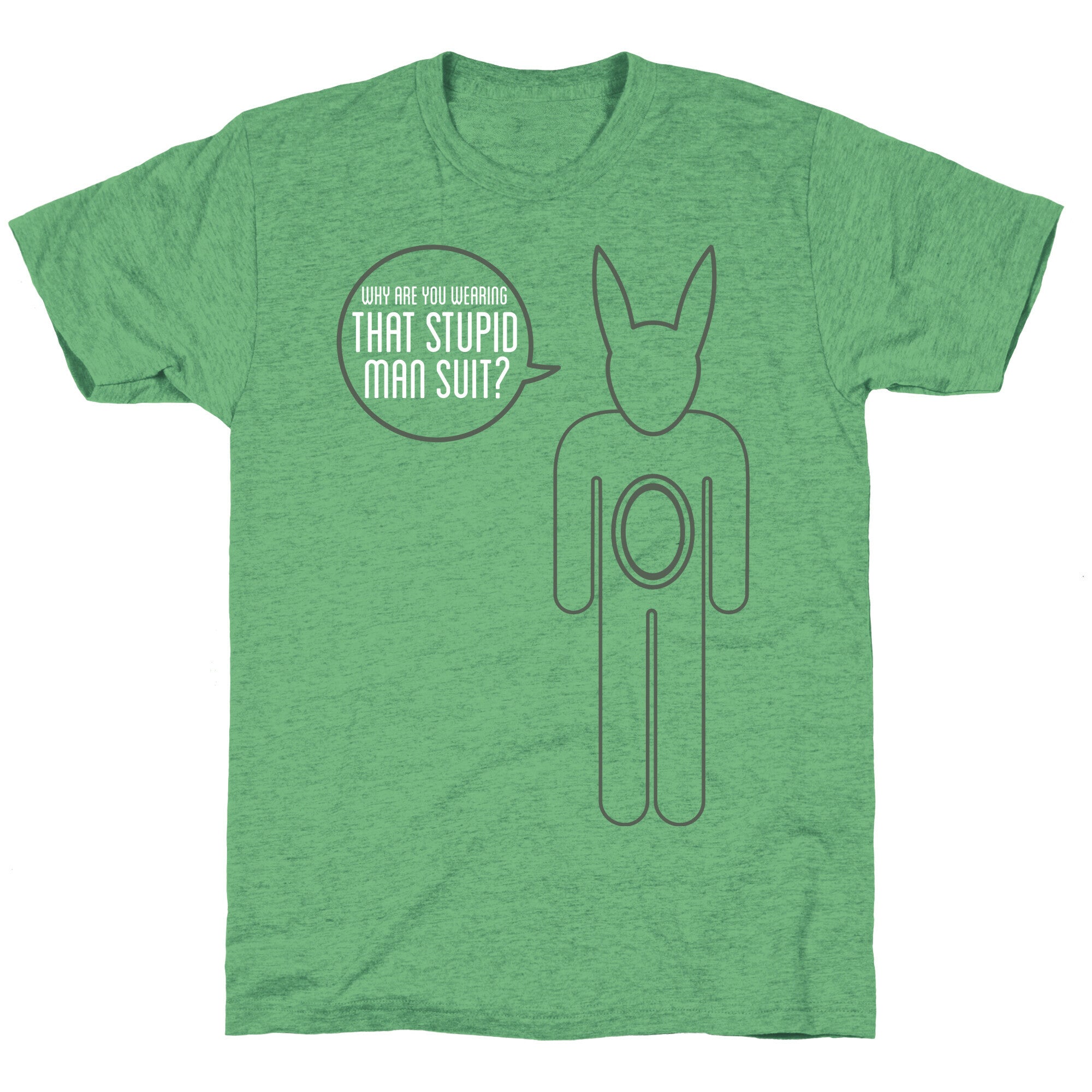 Stupid Man Suit Unisex Triblend Tee